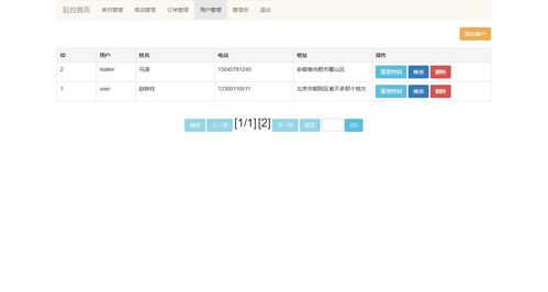 基于ssm jsp 非maven 的农产品购物系统