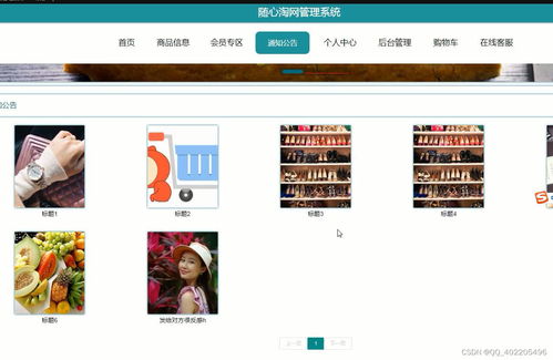 java网上商城购物网站管理系统69bz5 用户 会员springboot vue